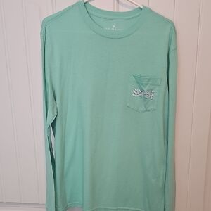 Southern Shirt Long Sleeve Tee Mint Green Medium